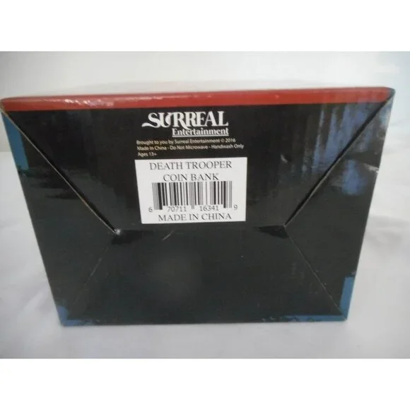 NIB Disney 2016 Star Wars Rogue One Death Trooper Helmet Coin Bank - Picture 11 of 12